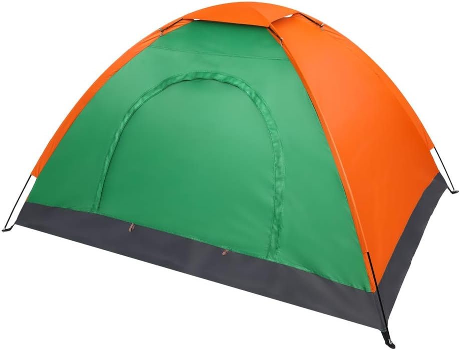Camping Dome Tent, 1-4 Person Waterproof Windproof Easy Setup Spacious Family Tents with Carry Bag & Rain Fly for Hiking Backpacking Traveling Glamping Beach