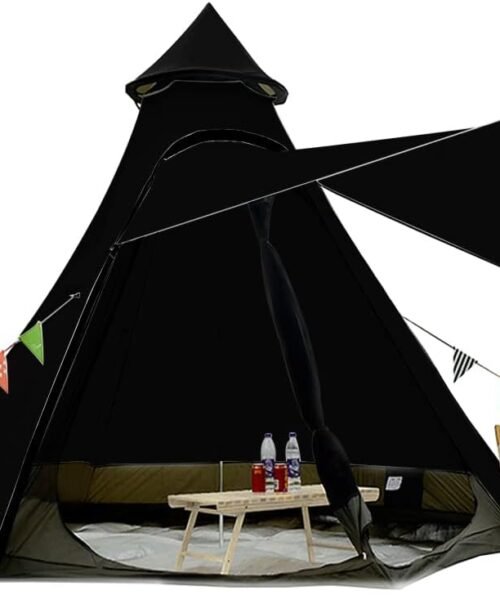 12'x10'x8'Dome Camping Tent 5-6 Person 4 Season Double Layers Waterproof Anti-UV Windproof Tents Family Outdoor Camping Tent