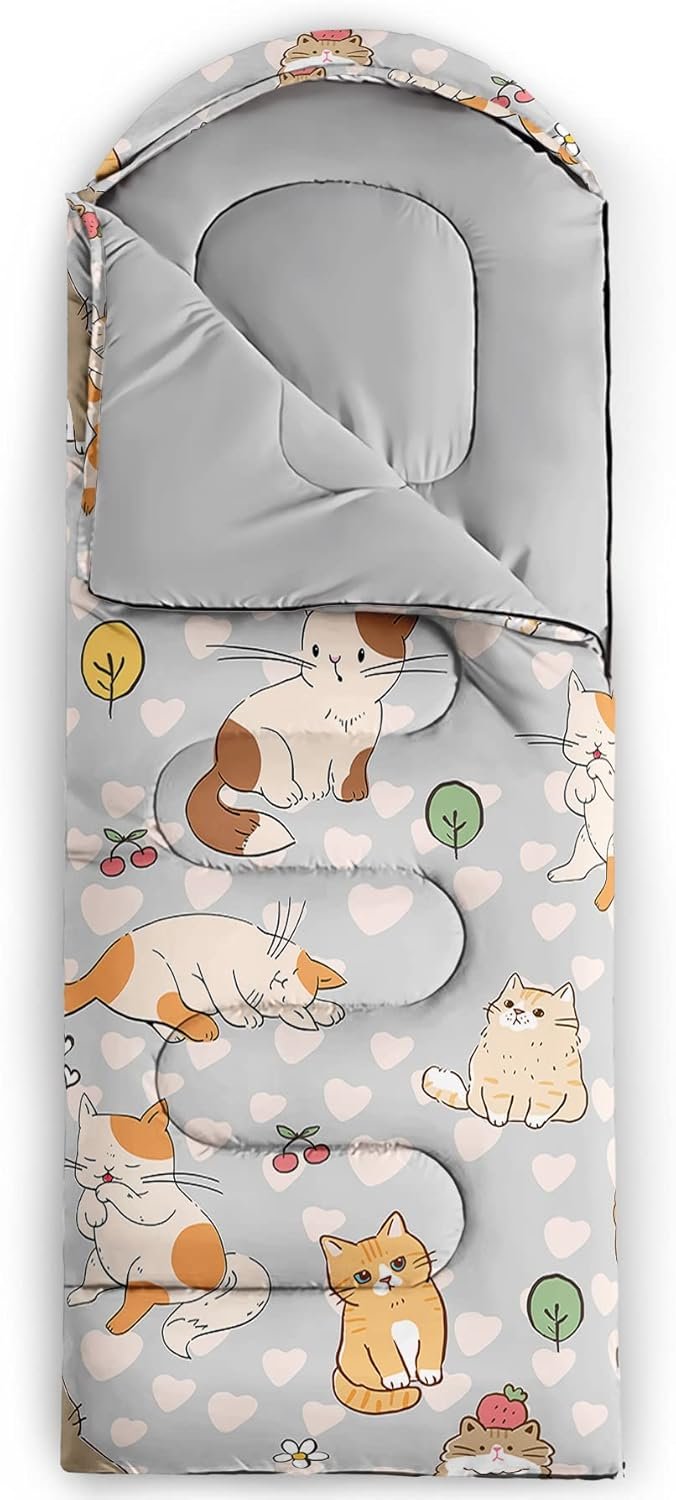Camping Sleeping Bags,3 Season Warm & Cool Weather,Lightweight,Waterproof Sleeping Bags for Adults & Kids,Traveling,and Outdoors,Camping Gear Equipment - Image 2
