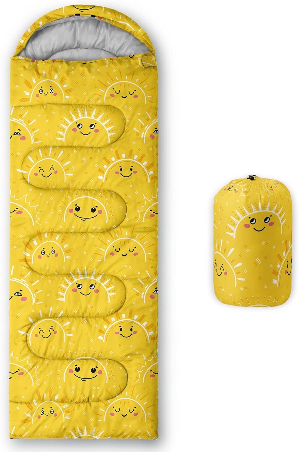 Kids Sleeping Bag for Boys and Girls,Monster Alien Print-Lightweight Warm Portable Outdoor Indoor-Waterproof Cold Weather Resistant Sleeping Bag for Camping Hiking